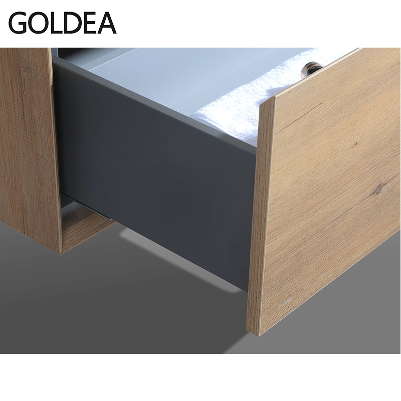 Modern Floor Mounted Goldea Hangzhou Cabinet Bathroom Vanity Standing MDF with High Quality