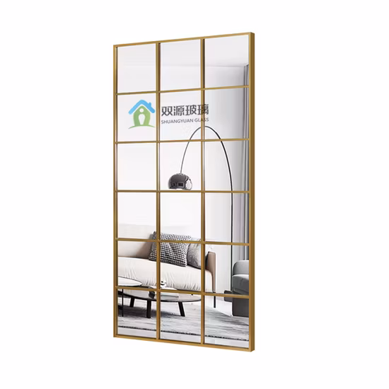 Grande specchio decorativo con cornice rettangolare all'ingrosso
