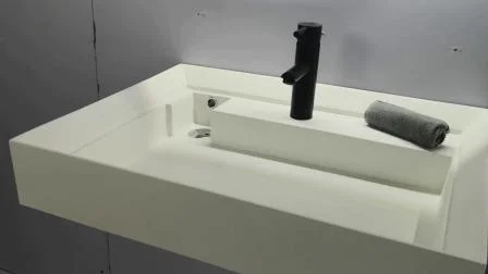Lavabo in pietra resina, lavabo da muro in pietra per bagno